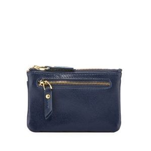 New Saffiano Leather Zip Coin Wallet under $25